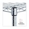Alera 36 in. x 14 in. x 72 in. 5-Shelf Residential Wire Shelving - Silver